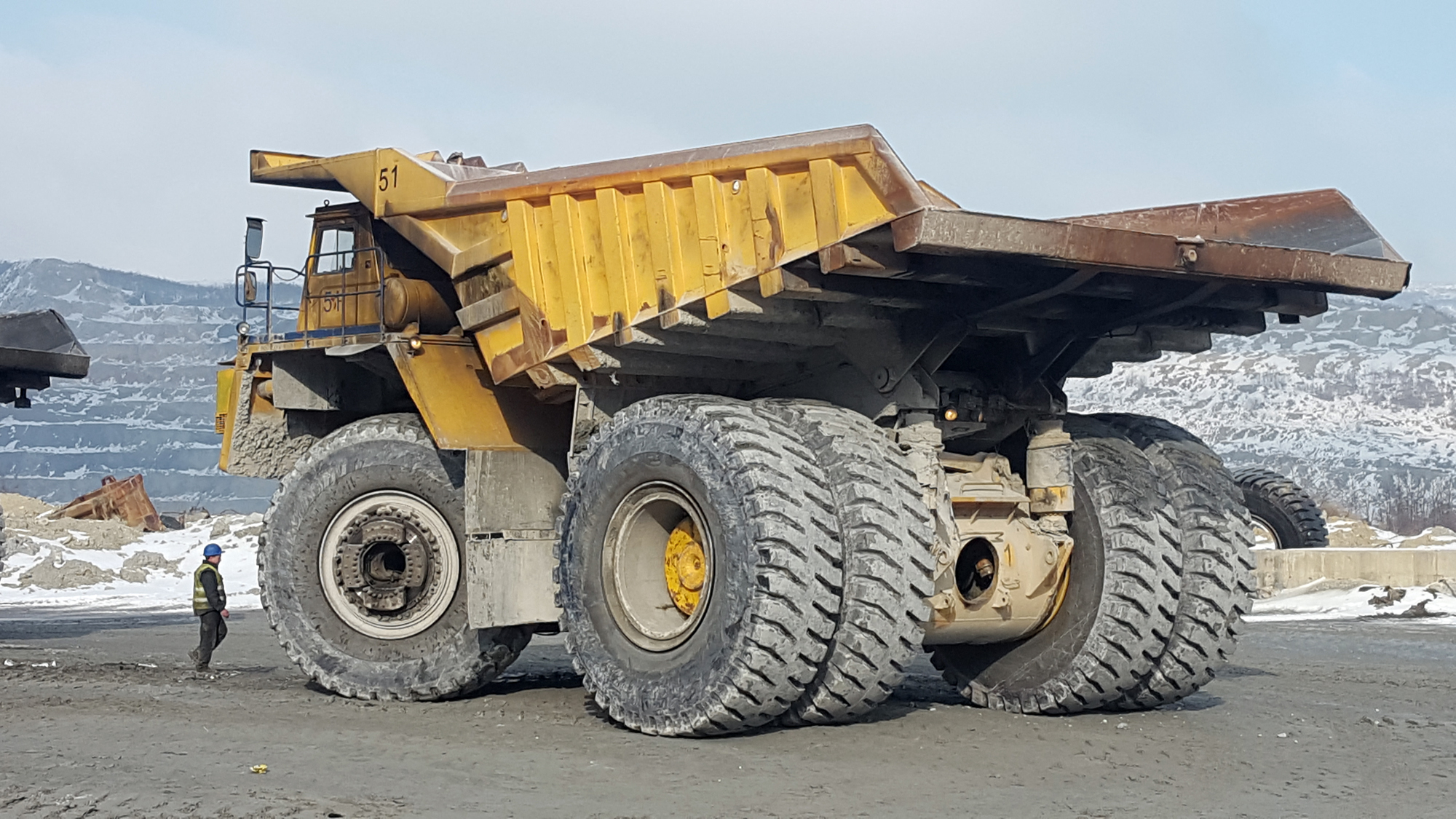 Rudarski damper BELAZ na kopu RTB Bor